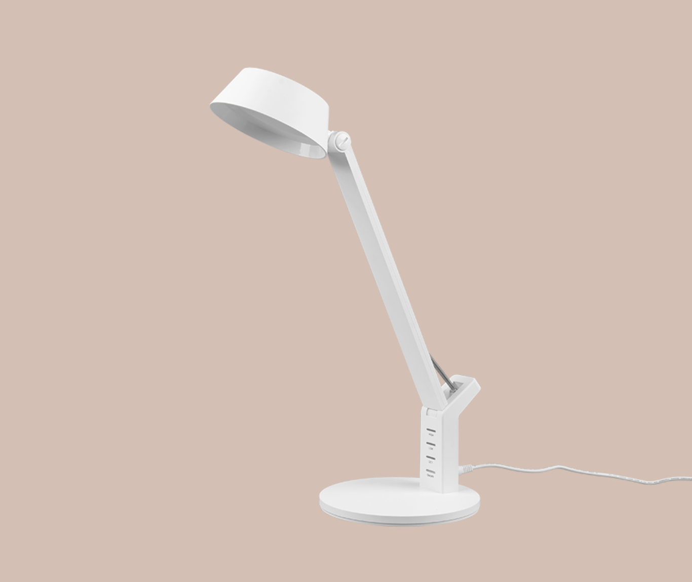 TARLA Adjustable Arm White Desk Lamp - ID 14953