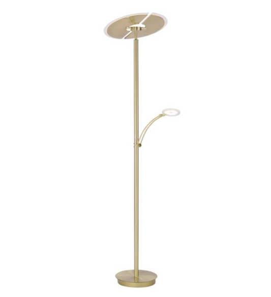 TRUM Adjustable Brass Mother and Child Floor Lamp - ID 14967