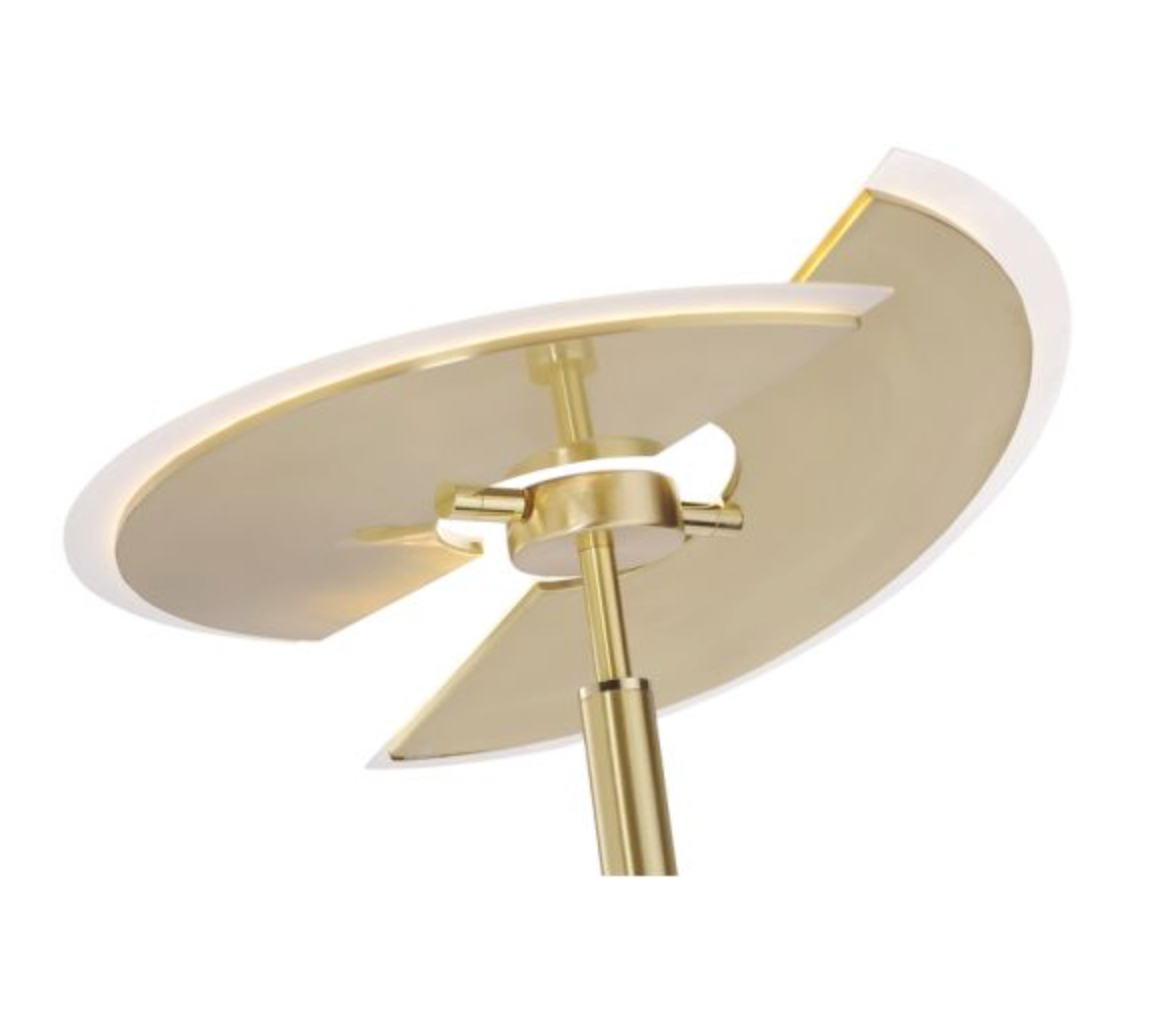 TRUM Adjustable Brass Mother and Child Floor Lamp - ID 149657