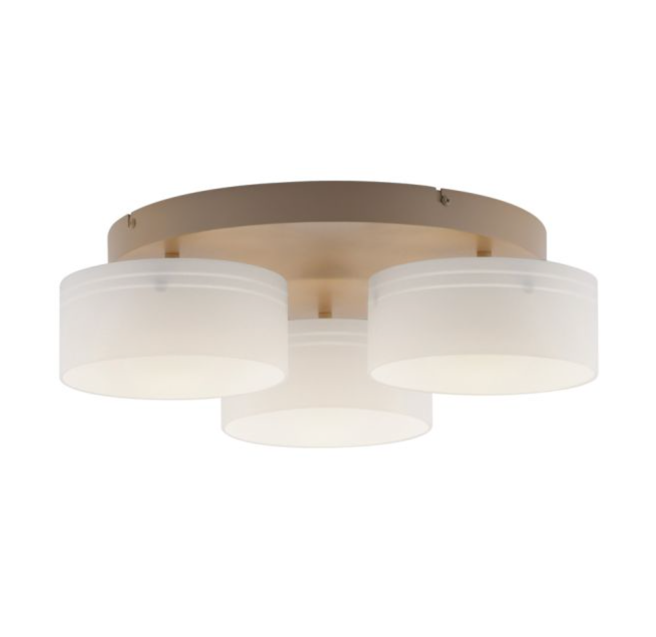 MAKI Sand LED 3 Light Flush Ceiling Light - ID 14974
