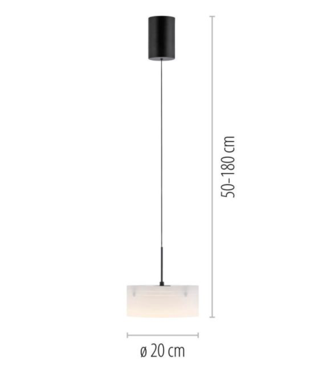 MAKI Black LED Single Pendant - ID 14976