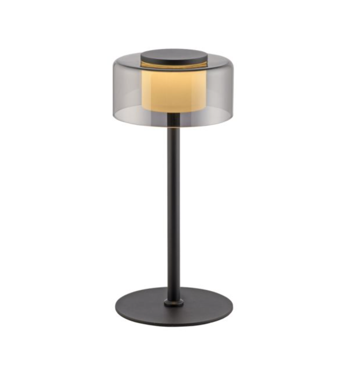 RALI Black and Smoked LED Table Lamp - ID 14980