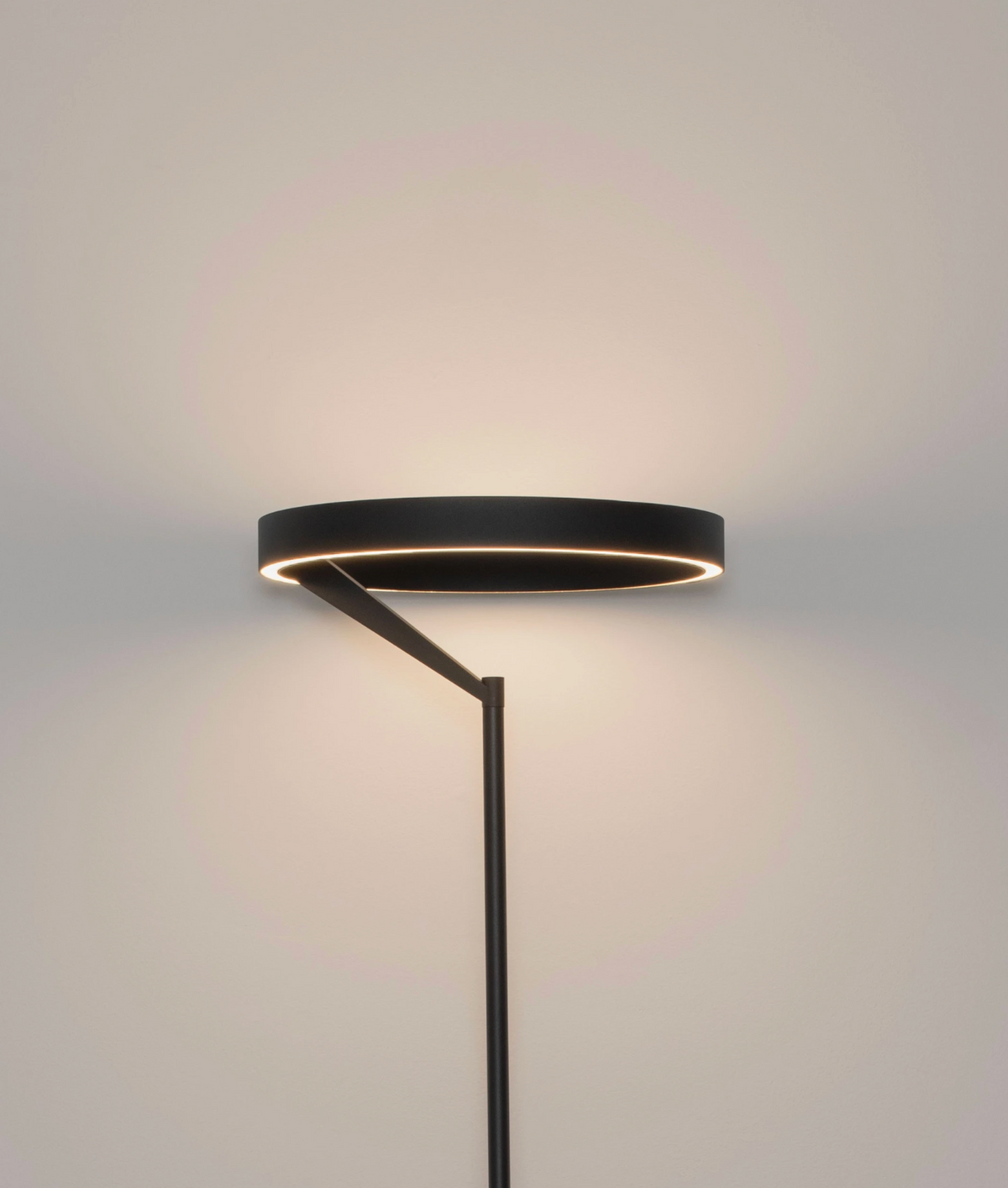 NL ADALIS Sandy Black Dimmable Floor Light - ID 14975