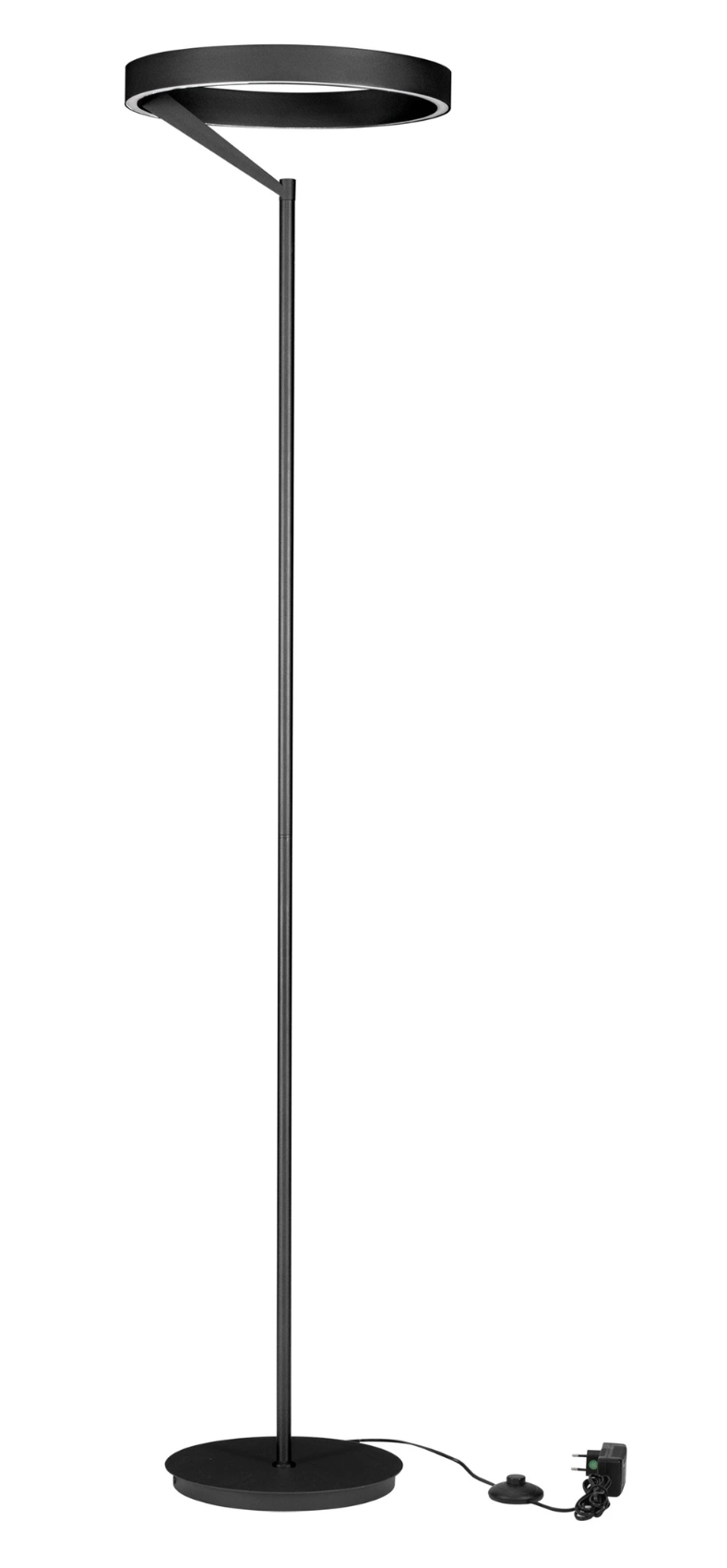 NL ADALIS Sandy Black Dimmable Floor Light - ID 14975
