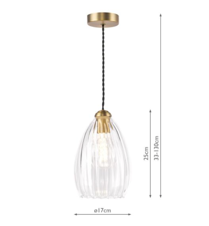 Rolo Elegant Antique Bronze Single Pendant - ID 15000