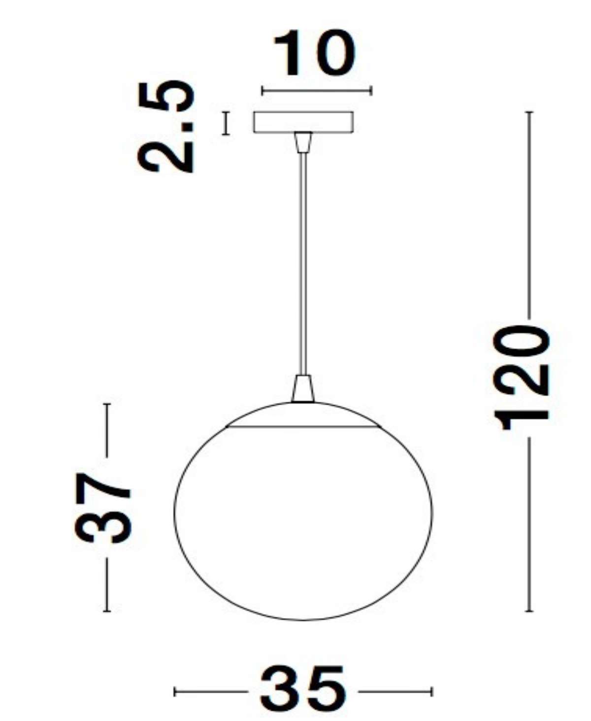 PIAK Chrome and Copper Single Pendant - ID 15020