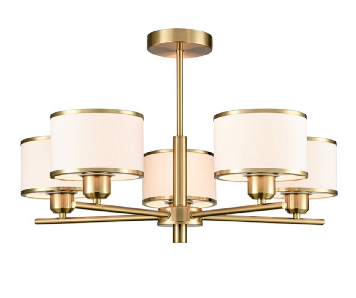 LARI Aged Brass 5lt Ceiling Light - ID 15046