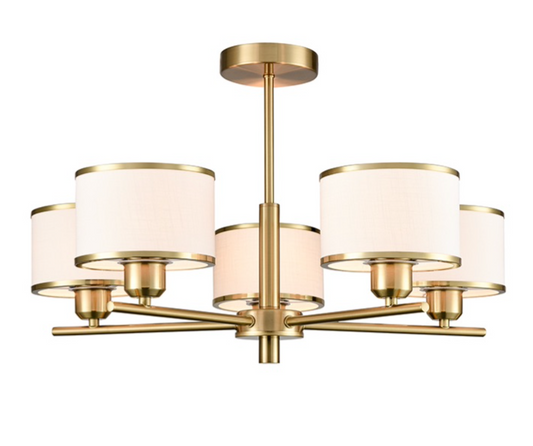 LARI Aged Brass 5lt Ceiling Light - ID 15046