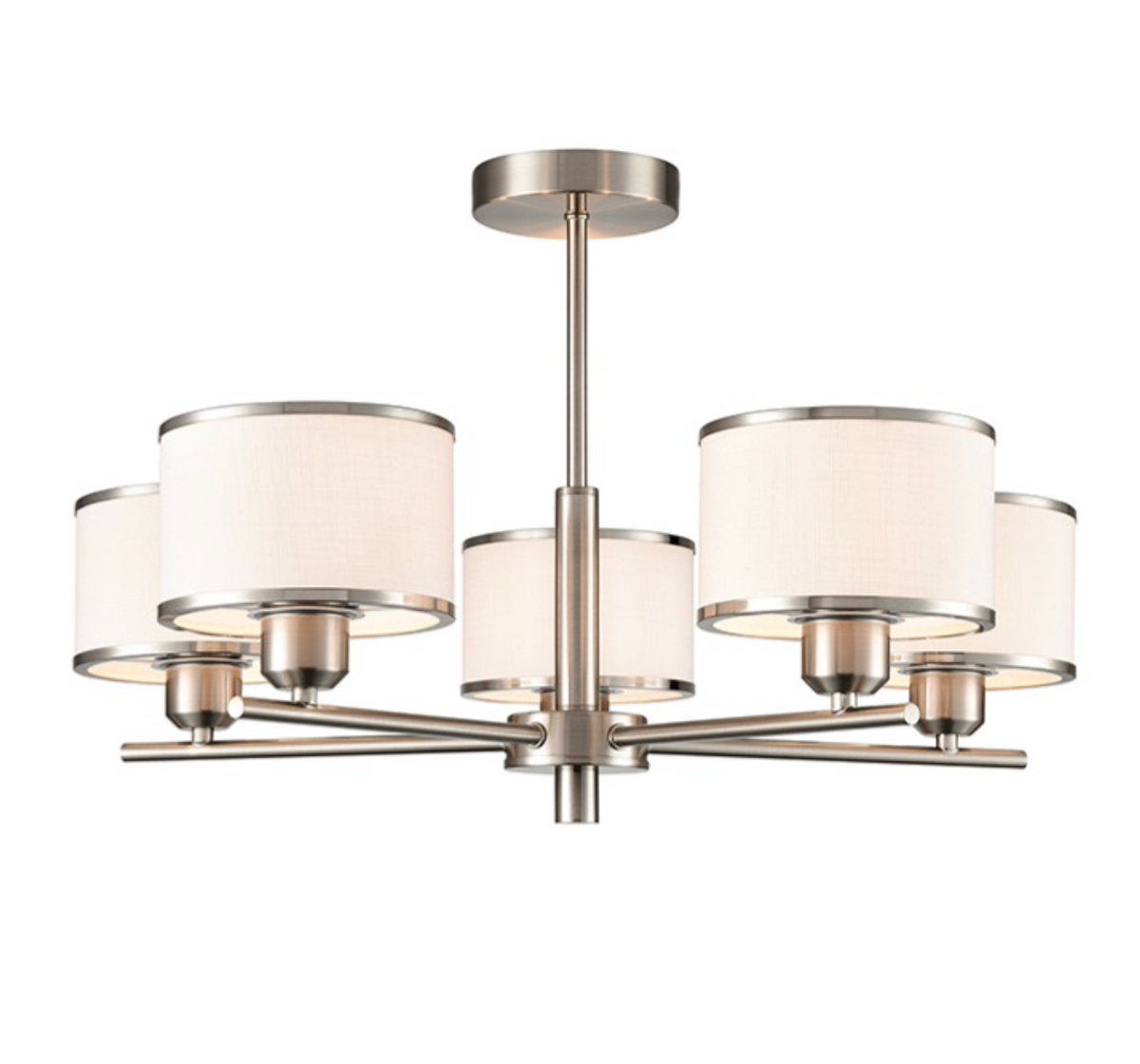 LARI Satin Nickel 5lt Ceiling Light - ID 15051