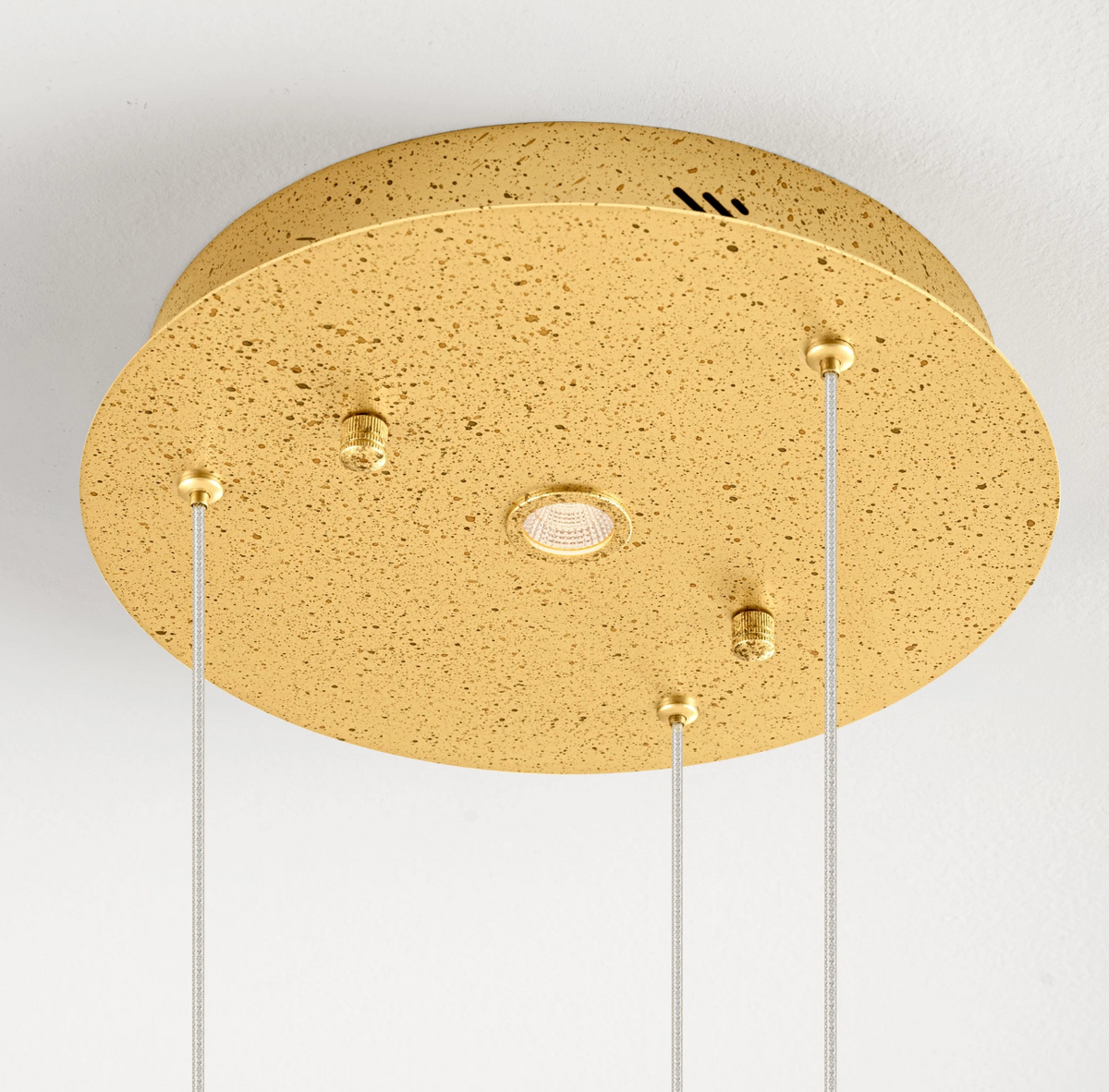 Rola Gold Steel & Opal Decorative 3 Light Multi Pendant - ID 15074