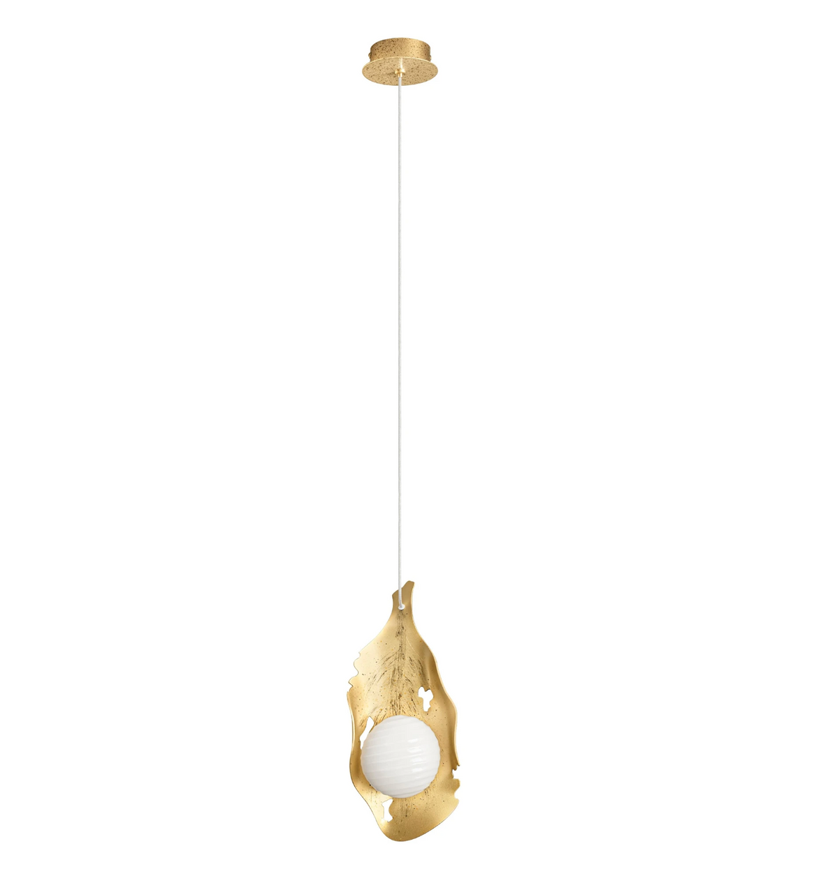 Rola Gold Steel & Opal Decorative Single Pendant - ID 15073