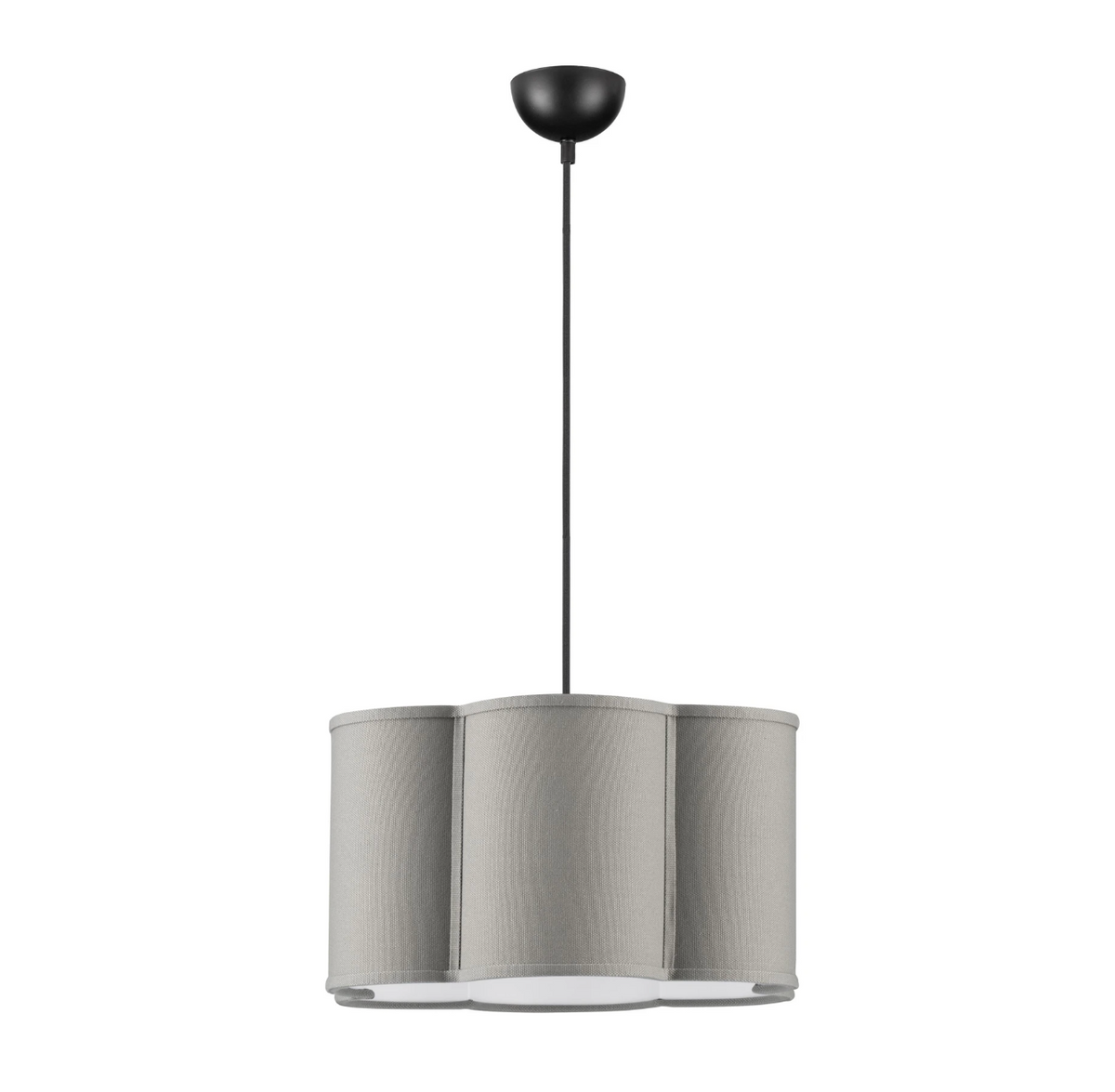 OSY Scalloped Grey Single Pendant - ID 15084