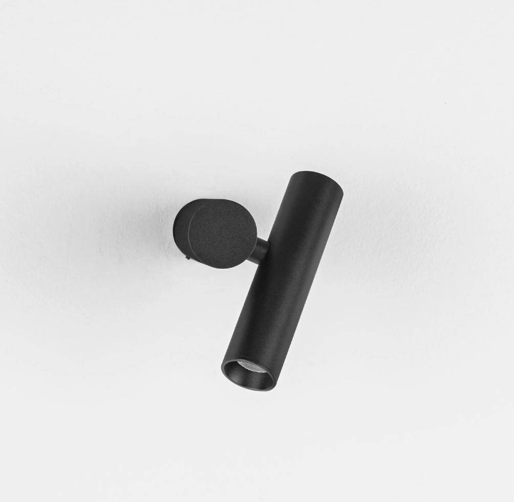 Leva Spot Sleek Black Wall Light - ID 15092