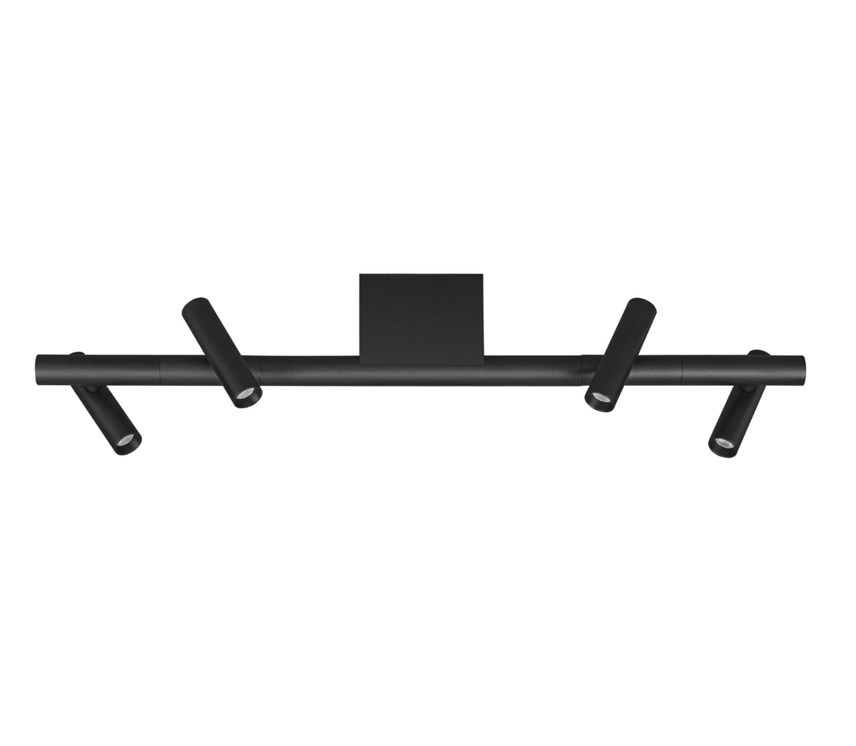 Leva Spot Sleek Black 4lt Ceiling Light - ID 15094