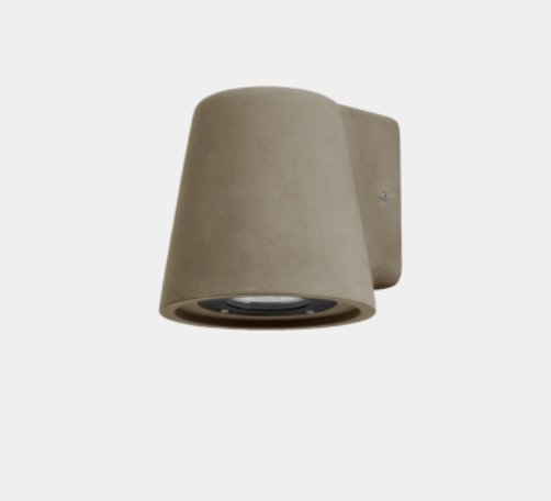 Nado Arin Cone Cement Exterior IP66 GU10 Wall Light ID 15126