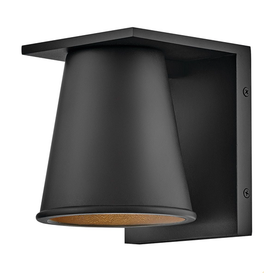 SAN Black Coastal Exterior Wall Light - ID 15148
