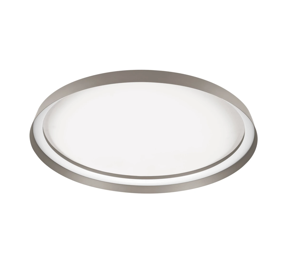 NL Ormie Champagne Brown Round Semi Flush Ceiling Light 60cm - ID 15175