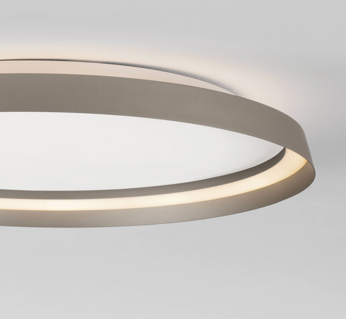 NL Ormie Champagne Brown Round Semi Flush Ceiling Light 60cm - ID 15175