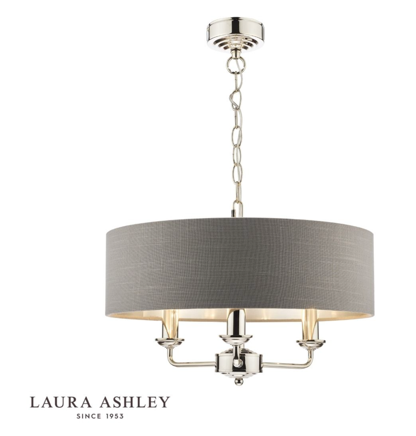 Laura Ashley Sorrento 3 Light - COLOUR OPTIONS;