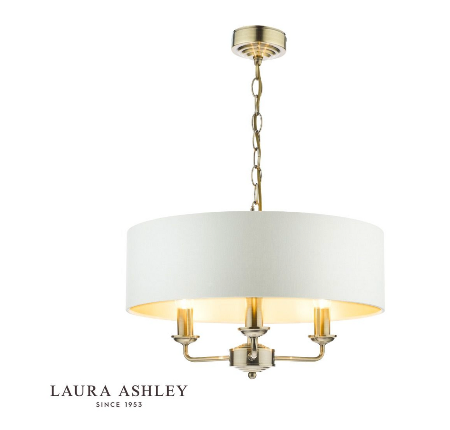 Laura Ashley Sorrento 3 Light - COLOUR OPTIONS;