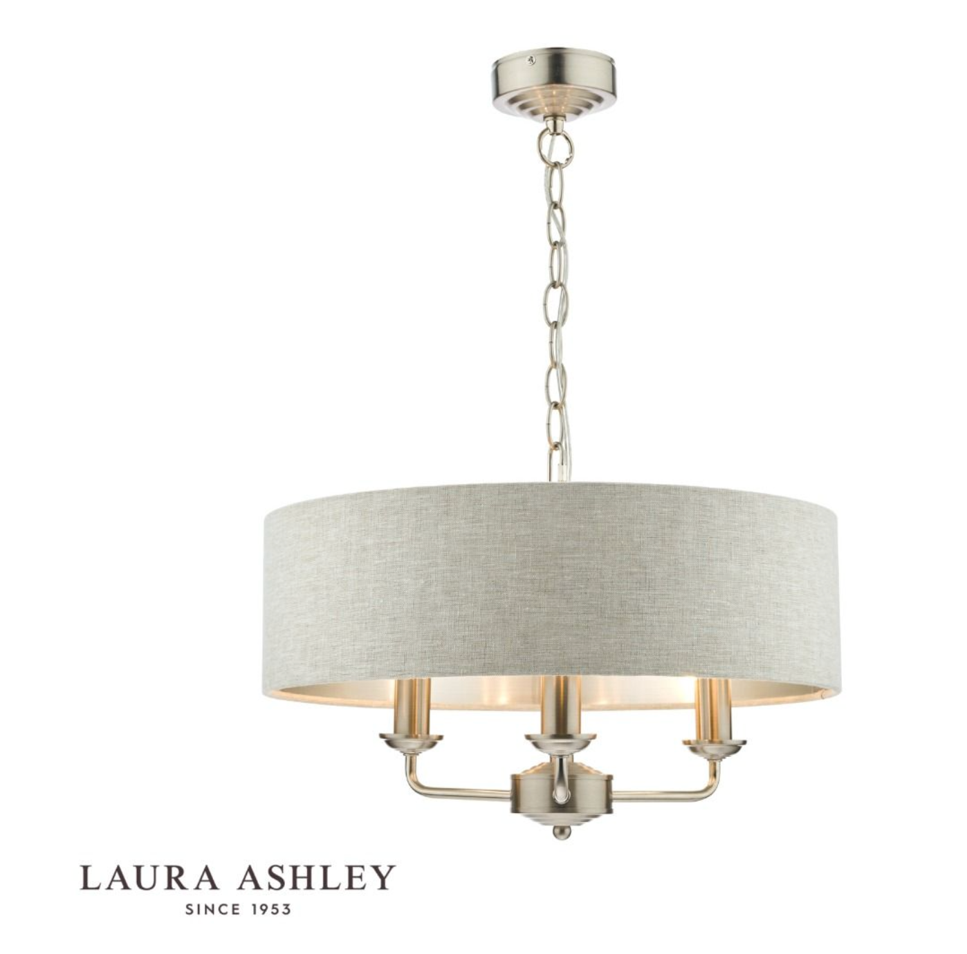 Laura Ashley Sorrento 3 Light - COLOUR OPTIONS;