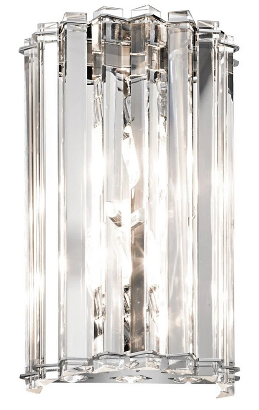 Hampstead Crystal Rod IP44 Bathroom Wall Light - ID 7054