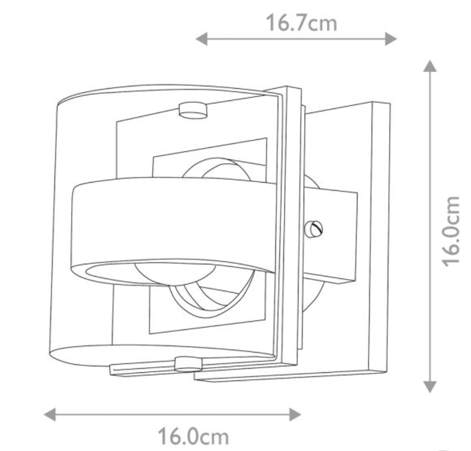 Deptford Graphite Outdoor IP54 Wall Light - ID 3073