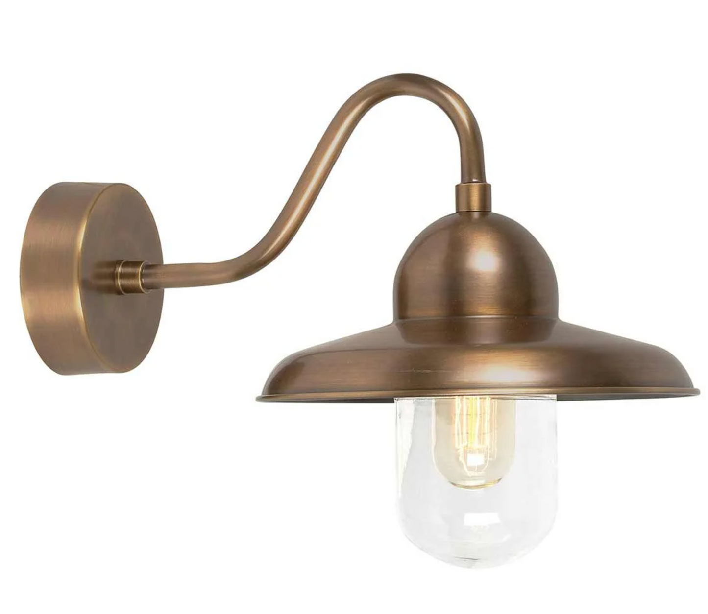 Broadway Brass Outdoor Wall Light - ID 6478