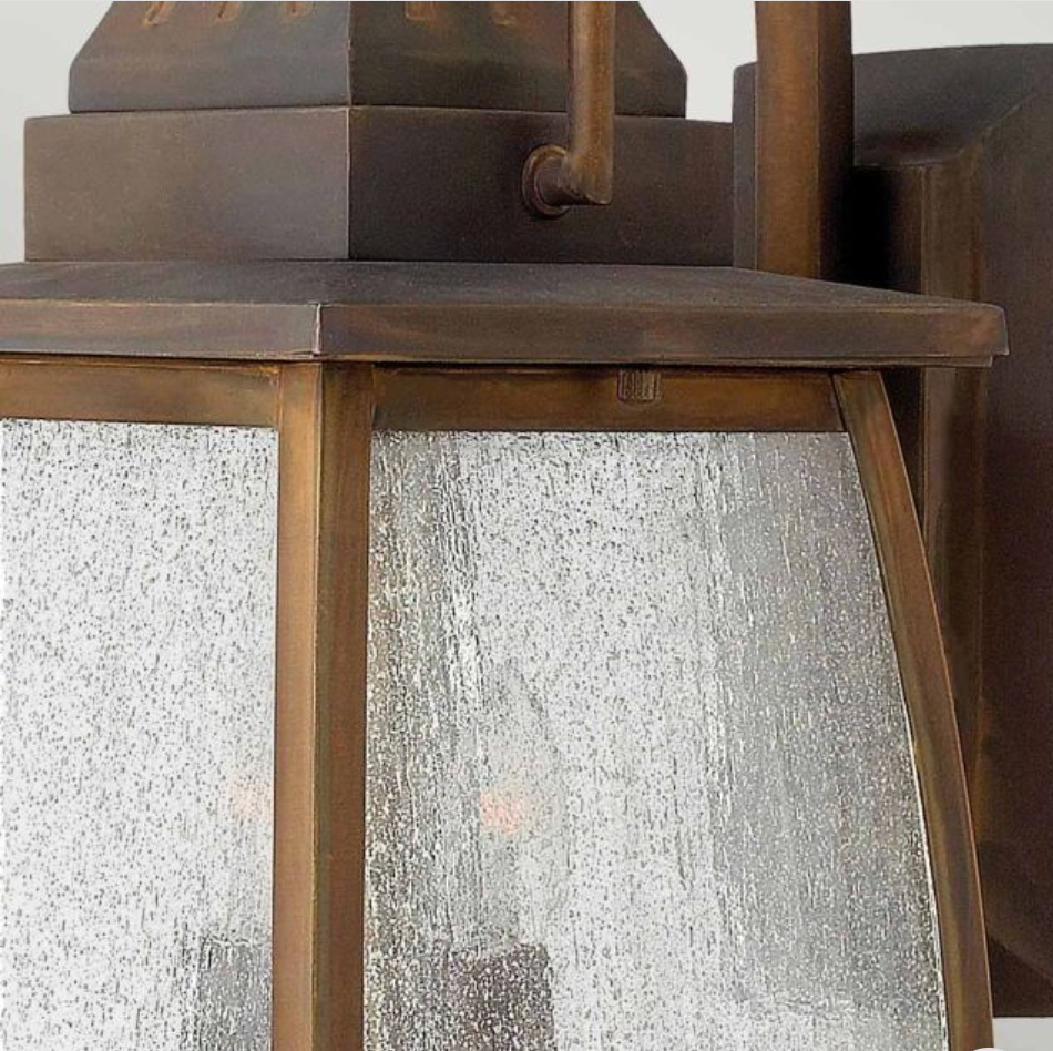Nunhead Solid Brass handmade Medium Exterior Wall Lantern - ID 6103