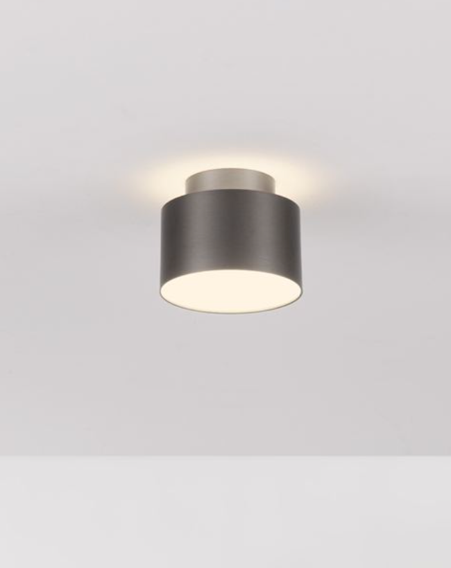 NL Ozeen (11cm) Semi Flush Ceiling Light Black Nickel ID 13873