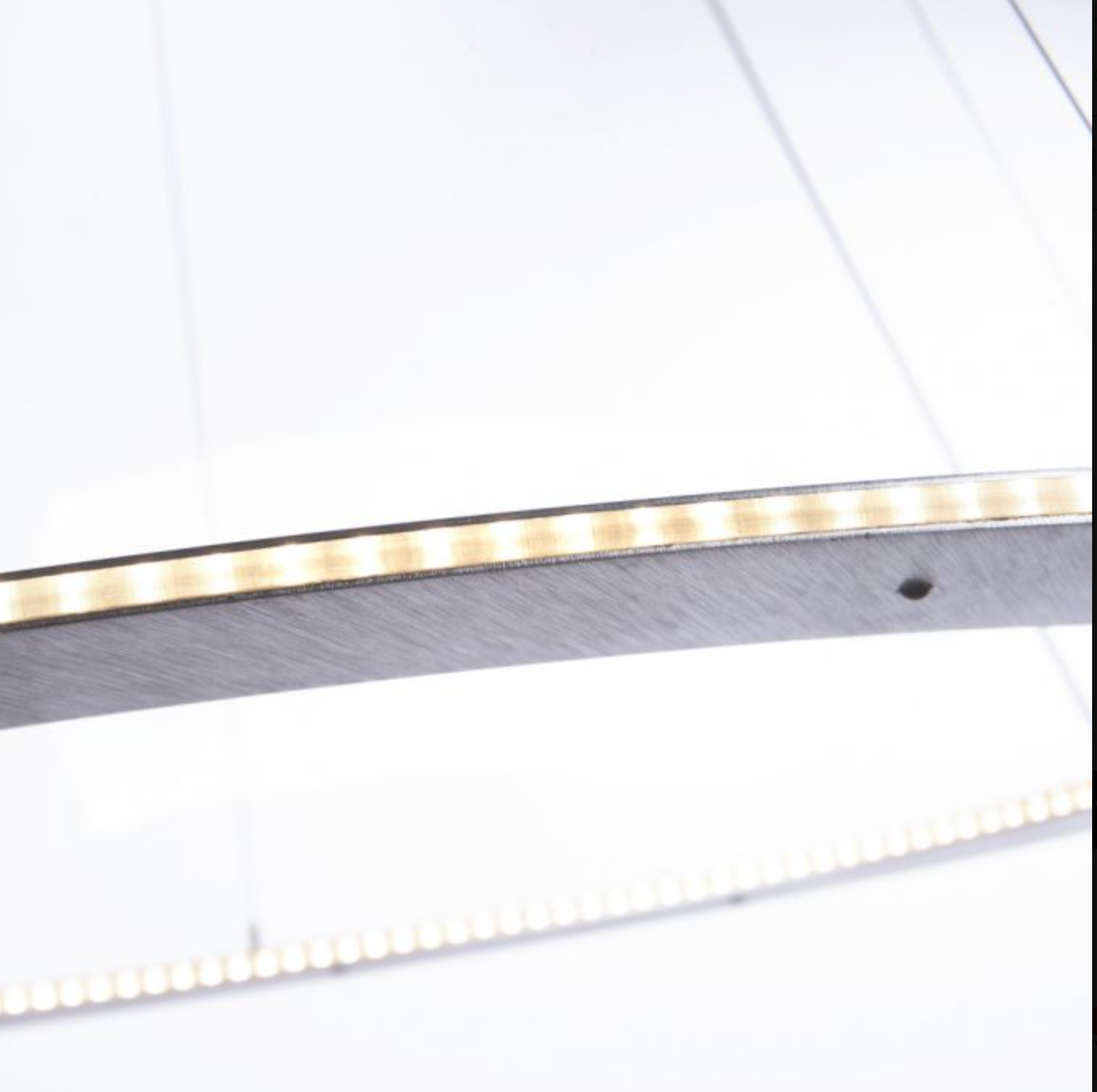 Cosmic 75cm Brushed Aluminium LED Up+Downlight Ring - ID 13936
