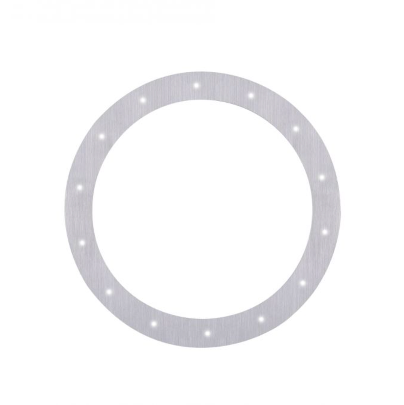 Cosmic 75cm Brushed Aluminium LED Up+Downlight Ring - ID 13936