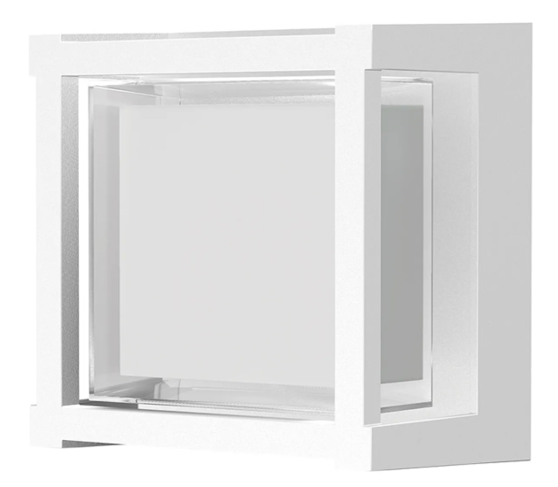 INS Square Black Frame IP65 Exterior Wall Light - ID 14011