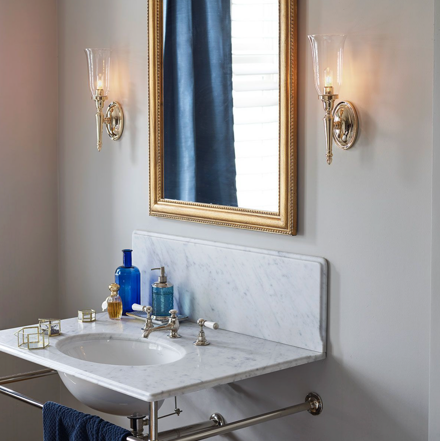 Dulwich Bathroom Single Wall Light Polished Brass - ID 3219