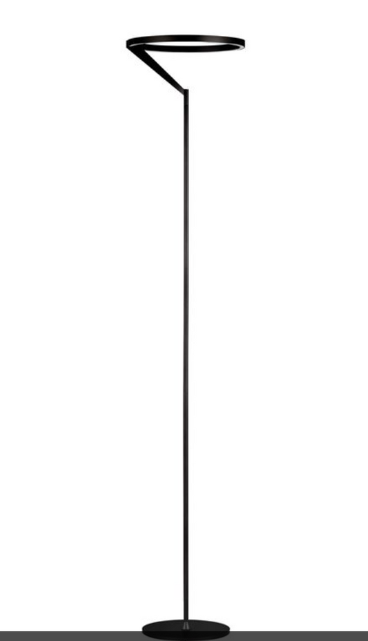 NL TILEA Brushed Black Touch Dimmable Floor Light - ID 14538