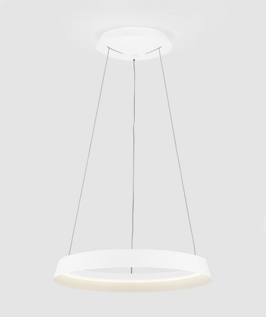 NL Ormie Sandy White Ring Pendant 45cm - ID 14606