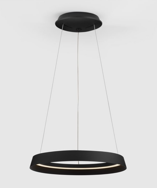 NL Ormie Sandy Black Ring Pendant 45cm - ID 14607
