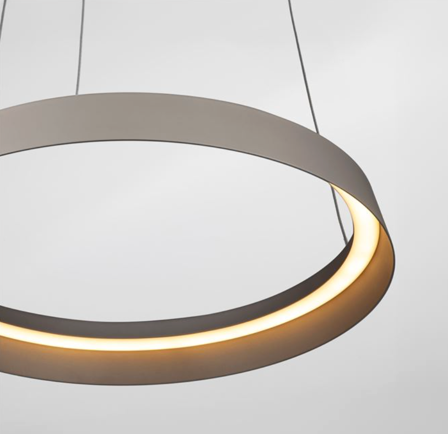 NL Ormie Champagne Brown Ring Pendant 45cm - ID 14608