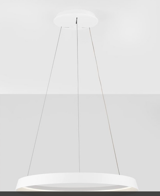 NL Ormie Sandy White Ring Pendant 60cm - ID 14609