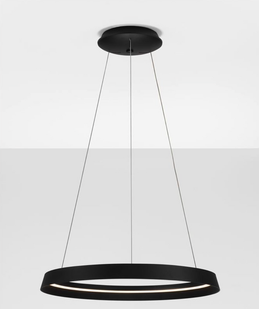 NL Ormie Sandy Black Ring Pendant 60cm - ID 14610
