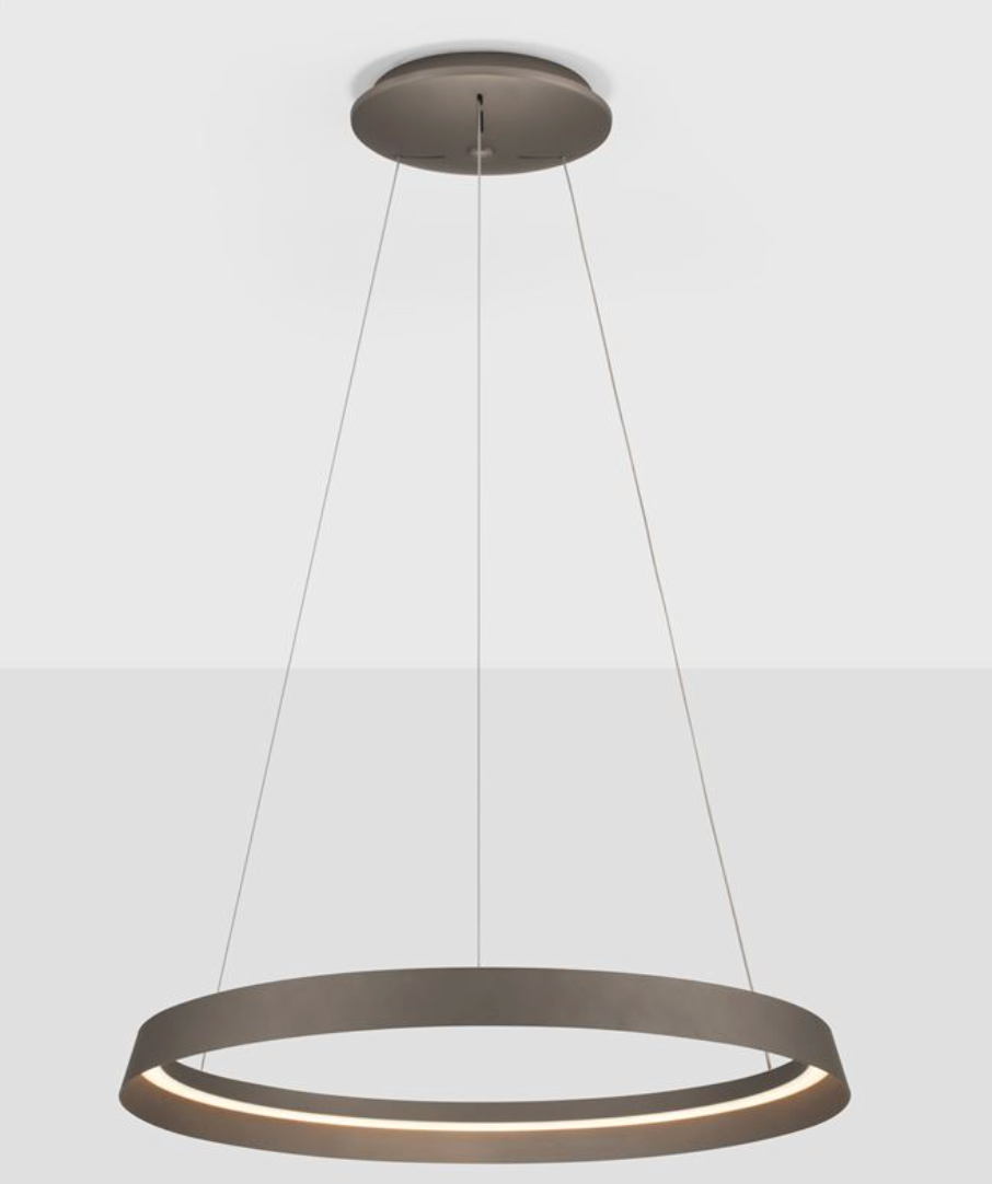 NL Ormie Champagne Brown Ring Pendant 60cm - ID 14611