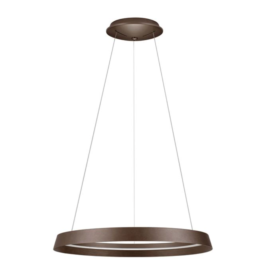NL Ormie Brushed Coffee Ring Pendant 60cm - ID 14613