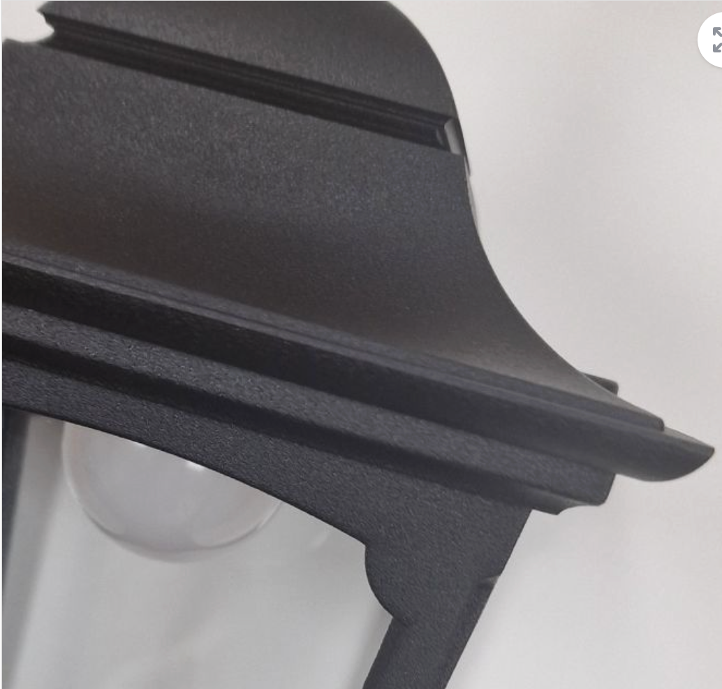 EFL Archway Black Mini Outdoor IP44 Lantern Pendant - ID 14726