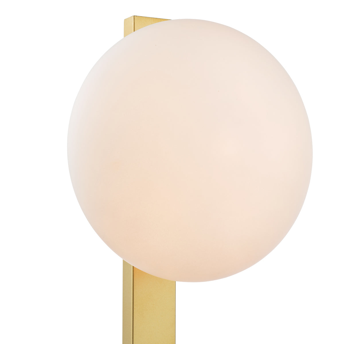 TAU Table Lamp in Matt Gold & Opal Glass - ID 13468