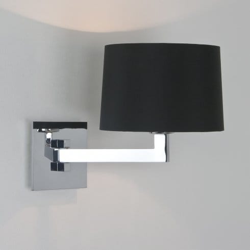 Chrome Swing Arm Bathroom Wall Light - CLEARANCE