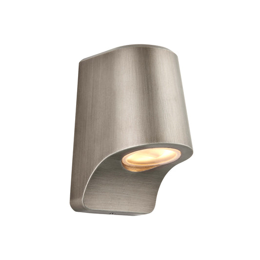 Aged Pewter Die Cast IP44 Led Wall Light With Frosted Glass -  ID 12504
