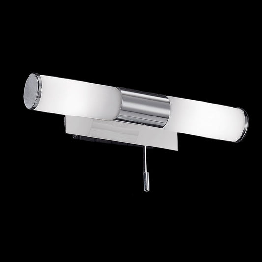 Franklite Chrome & Frosted Glass Bathroom Wall Light  - ID 2358 - EX-DISPLAY