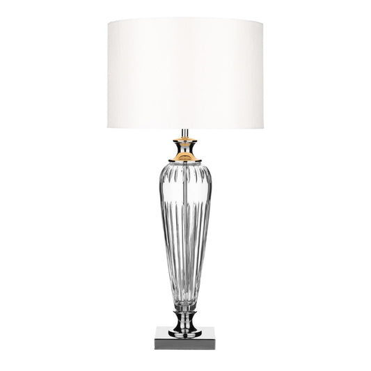 Aldwych Polished Chrome and Glass Table Lamp - ID 1892
