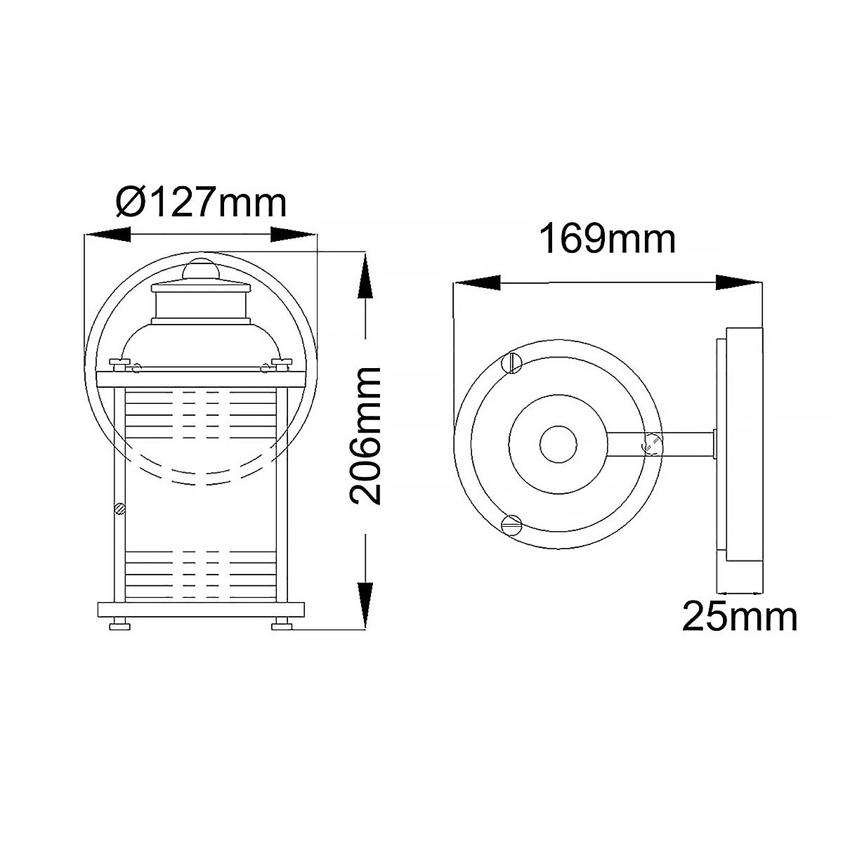 Nautilus Polished Chrome & Seeded Clear Glass IP44 Bathroom Wall Light - ID 14354