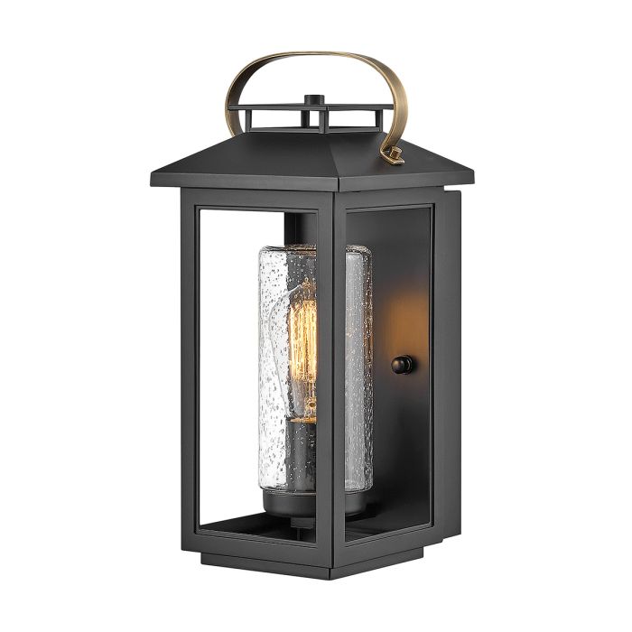 Small Wall Lantern in Black - ID 14294